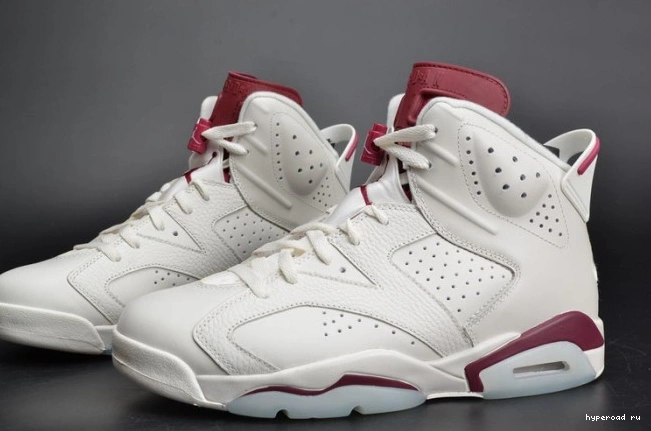 white 384664-116 6 Maroon Retro Air Jordan 0814
